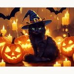 Halloween Cat Spell Paint By Number Kit