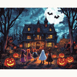 Halloween Night Paint By Numbers Kit