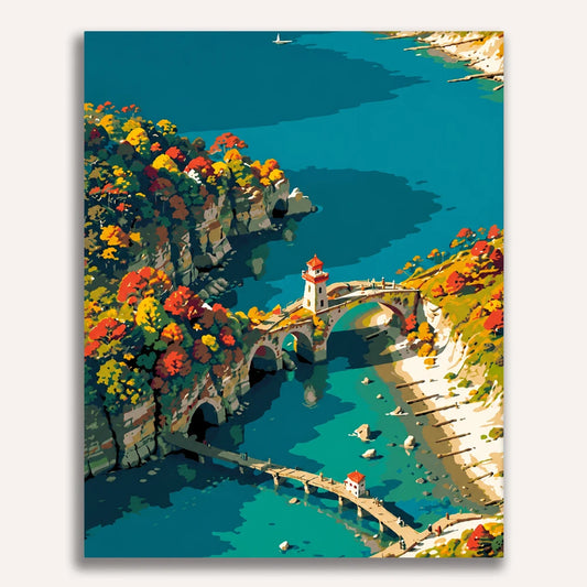 Euro Bridge Paint by Numbers Kit
