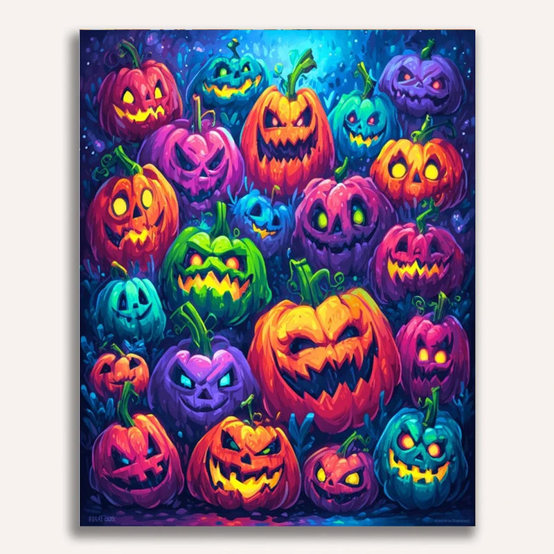 Pumpkin Party Paint by Numbers Kit
