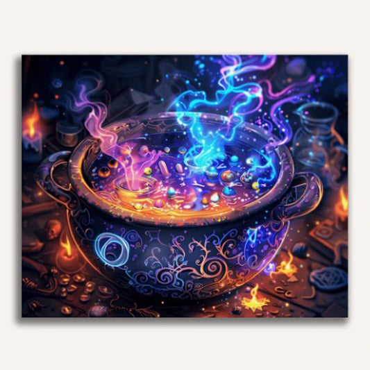Wicked Cauldron Paint by Numbers Kit