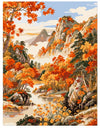 Autumn Mountain Paint by Numbers Kit