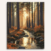 Sunlit Forest Paint by Numbers Kit