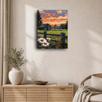 Sunset Cabin Paint by Numbers Kit