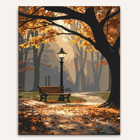 Autumn Stillness by Numbers Kit