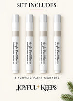 White Acrylic Paint Pen Set