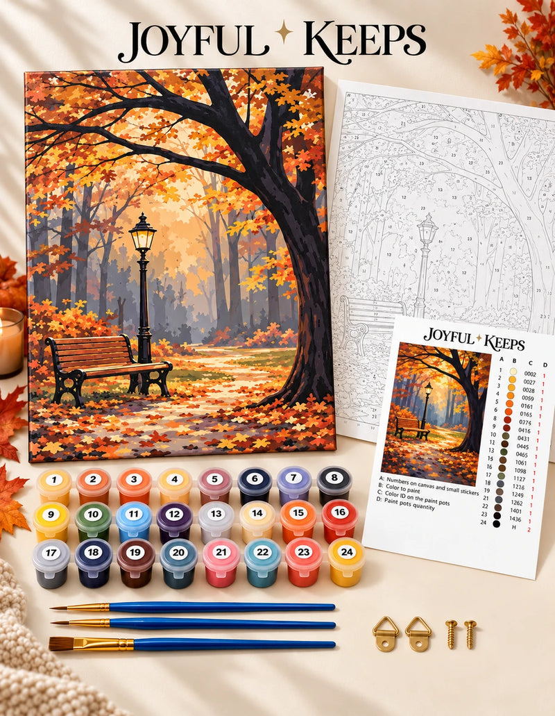 Autumn Stillness Paint by Numbers Kit