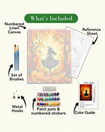 Pumpkin Witch Paint By Numbers Kit