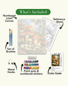 Mushroom Family Paint By Numbers Kit