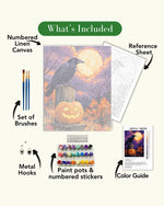 Raven Moon Watcher Paint by Numbers