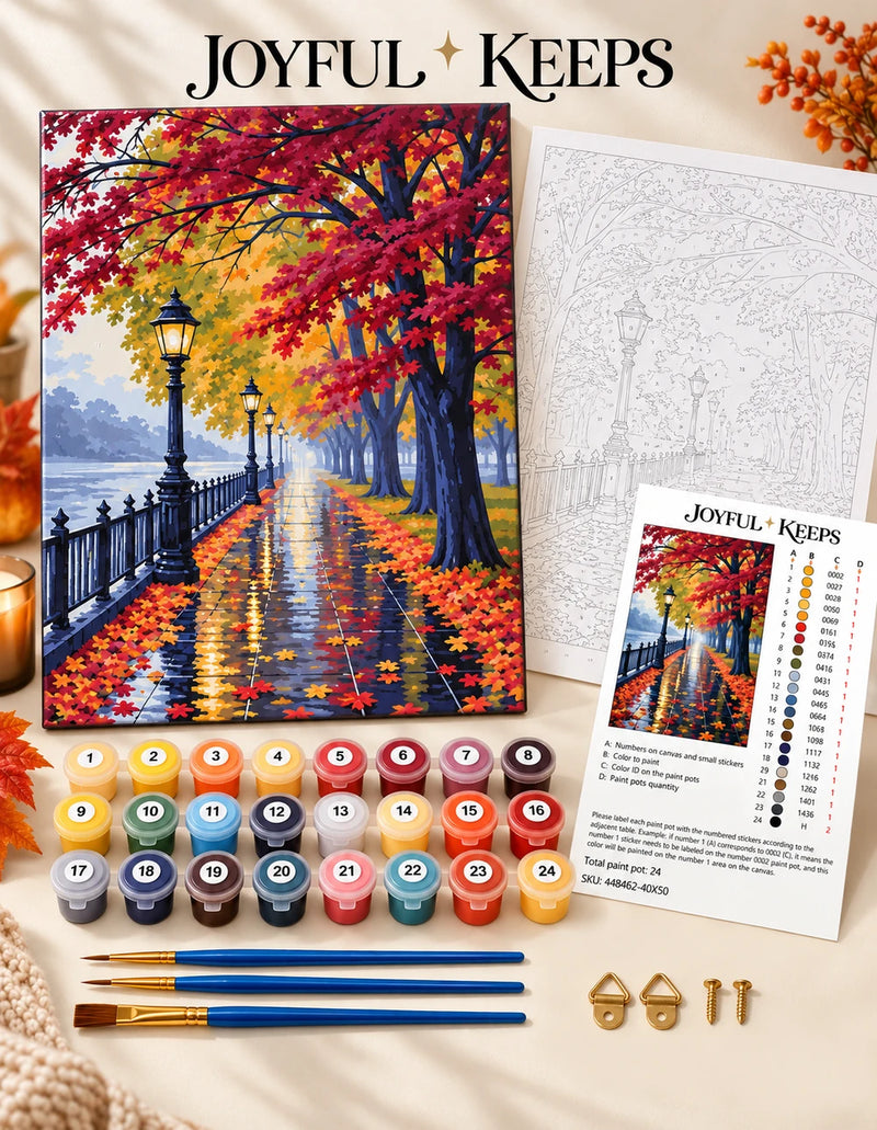 Boardwalk Stroll Paint by Numbers Kit