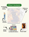 Halloween Cat Spell Paint By Number Kit
