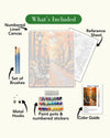 Autumn Park Path Paint by Numbers Kit