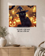 Halloween Cat Spell Paint By Number Kit