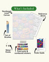 Pumpkin Party Paint by Numbers Kit